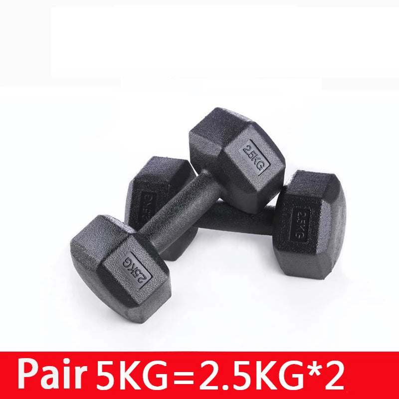 Hex Dumbbell Weights Hexagonal