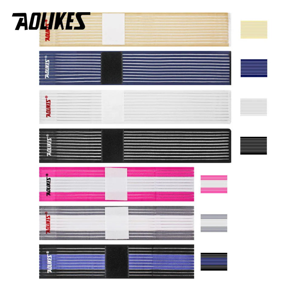 AOLIKES 1PCS Elastic Sport Bandage Wristband hand Gym Support wrist brace Wrap Tennis Cotton Weat band Fitness Powerlifting