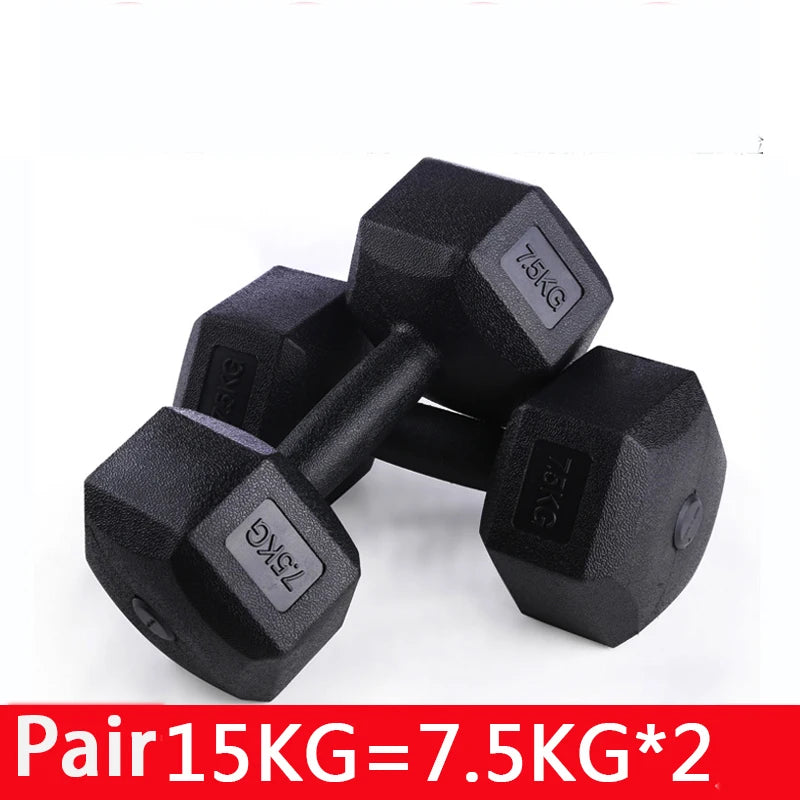 Hex Dumbbell Weights Hexagonal