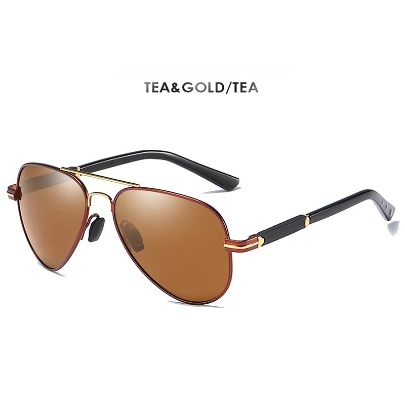 2022 neue Trend Qualität Titan Legierung Sonnenbrille Polarisierte Männer Photochrome Sonnenbrille Frauen Pilot Spiegel Shades Oculos De Sol