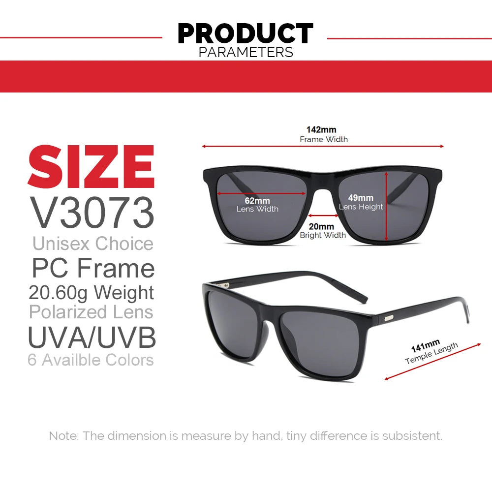 VIVIBEE Quadratische Sonnenbrille Polarisiert für Männer 2024 Trending Design UVA UVB Schutz Sonnenbrille Frauen Fahrer Polarisierte Shades