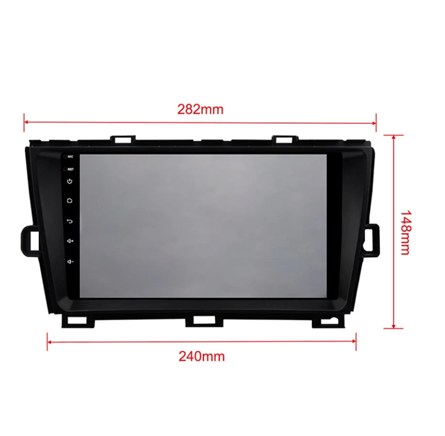 For Toyota Prius 2009-2013 Left 9''  RAM 2GB ROM 32GB Car Stereo Radio GPS WIFI  BT DAB Mirror Link