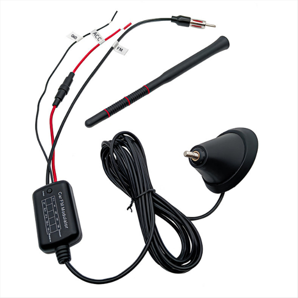 Car DAB+GPS+FM Antenna Car Active Radio Antenna with Bluetooth Modulator Waterproof Dustproof Universal Antenna