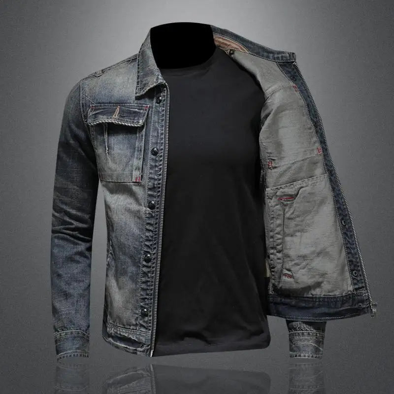 Klassische Retro-Jeansjacke für Herren