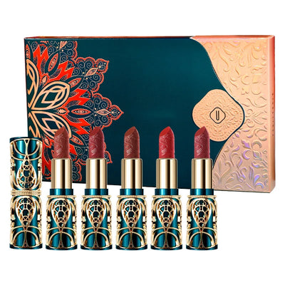 Makeup Lipstick set carved Nude Li pstick - ActiveLifeTech