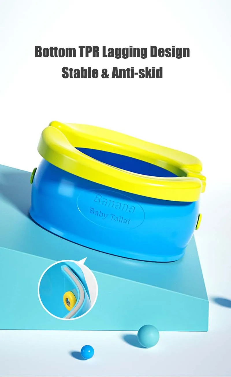 Siège de toilette portable Banana Tourist Potty Pot pour enfants Siège d'apprentissage de la propreté Siège de toilette pour enfant Pot portable Urinoir pour enfant