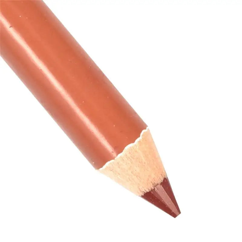 1PC Professioneller Holz-Lippenkonturstift, wasserdicht, für Damen, charmanter Lippenkonturstift, weicher Make-up-Stift, langlebiges Kosmetik-Werkzeug für Damen, 28 Farben