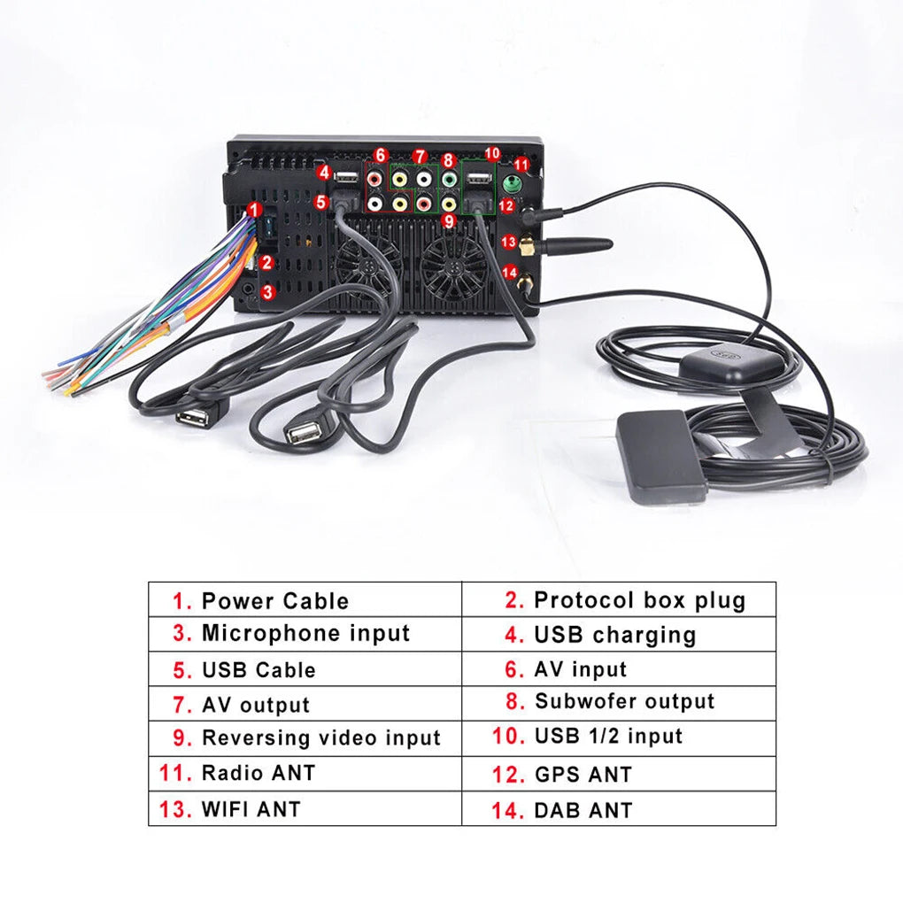 High-End Car Radio With Android System Wireless And Navigation Supports DAB DAB Box