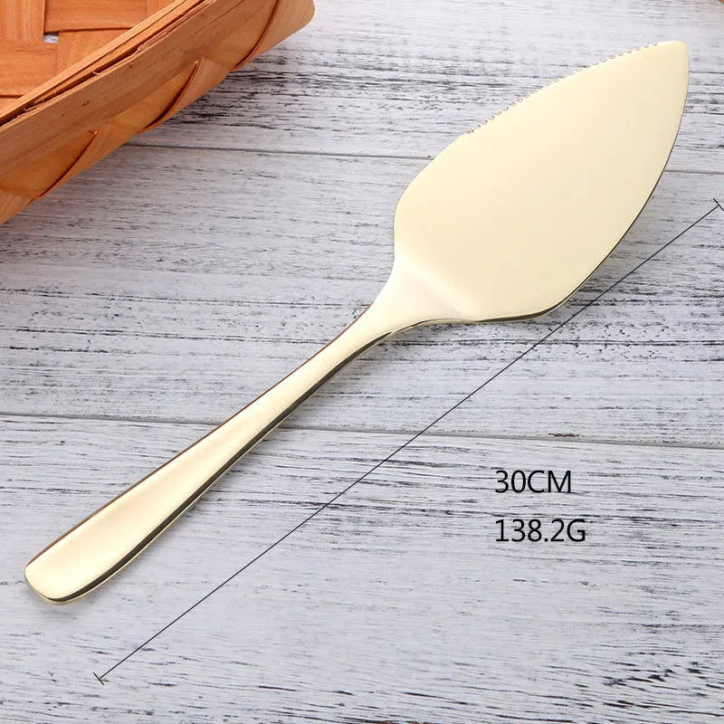 1PC Stainless Steel Cake Knife Spatula