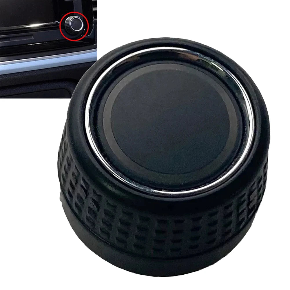 Auto Car Radio Knob Switch Button Turn Knob For Golf 6 For Skoda 6C0919603 Radio CD Control Rotary Knob Switch Button