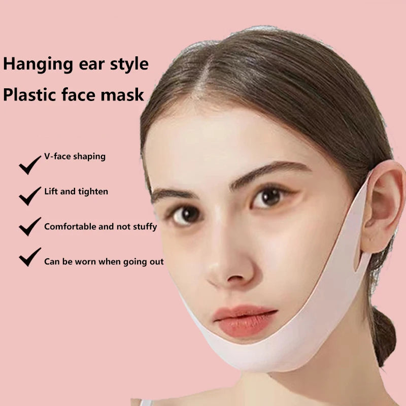 1 Stück Beauty Face Sculpting Schlafmaske Schnelles V-Face Lifting Straffungsverband Anti-Falten Nicht elektrische physikalische Gesichtsformung