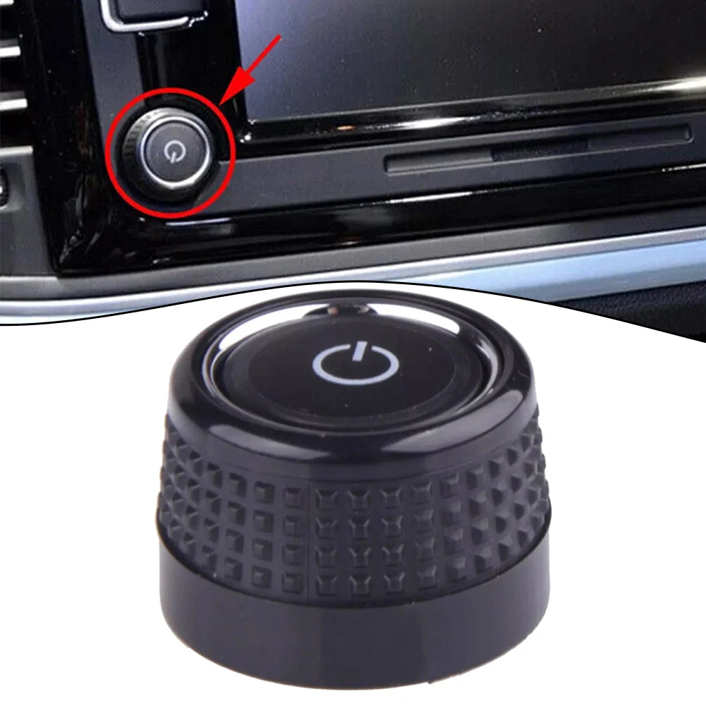 Auto Car Radio Knob Switch Button Turn Knob For Golf 6 For Skoda 6C0919603 Radio CD Control Rotary Knob Switch Button