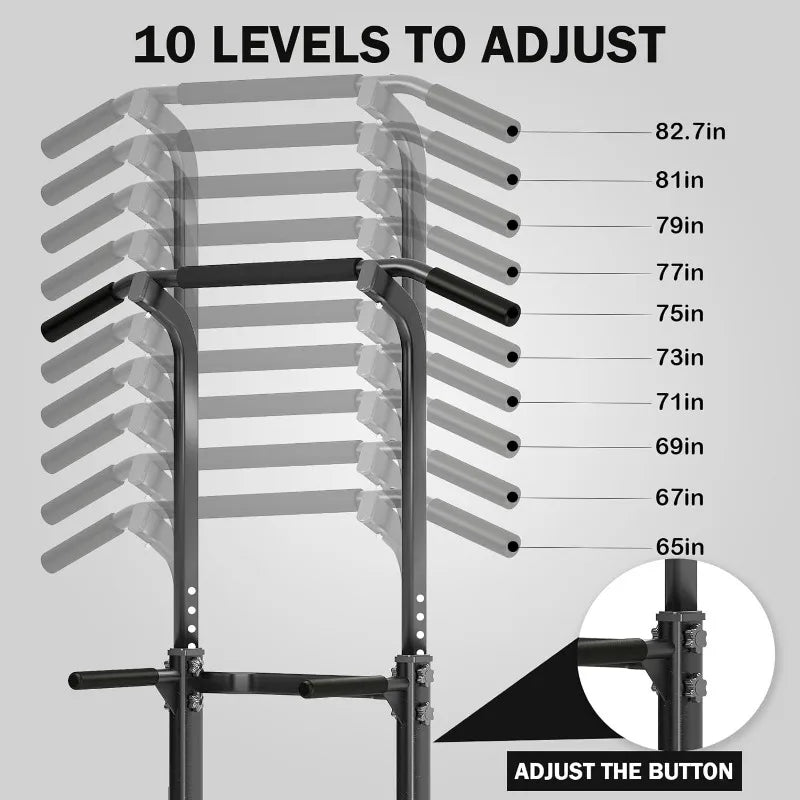 Barre de traction Power Tower Dip Station