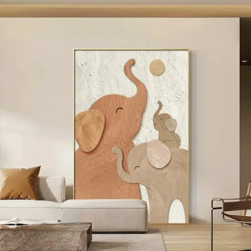 Luxury Elephant Wall ArtMural