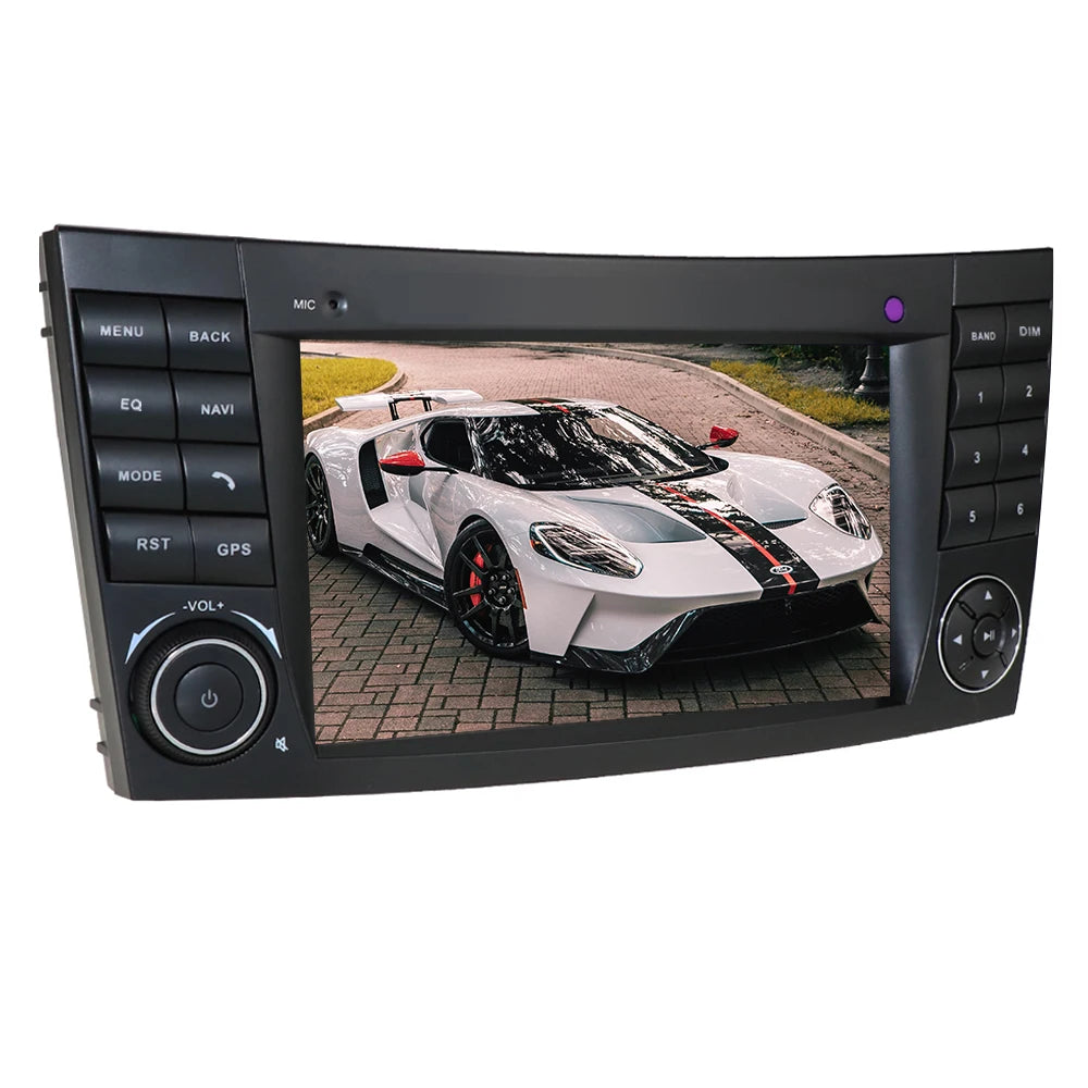 Android 10 Autoradio mit GPS-Navigation für Mercedes-Benz CLK-Klasse W209 2005–2006 Carplay DAB +