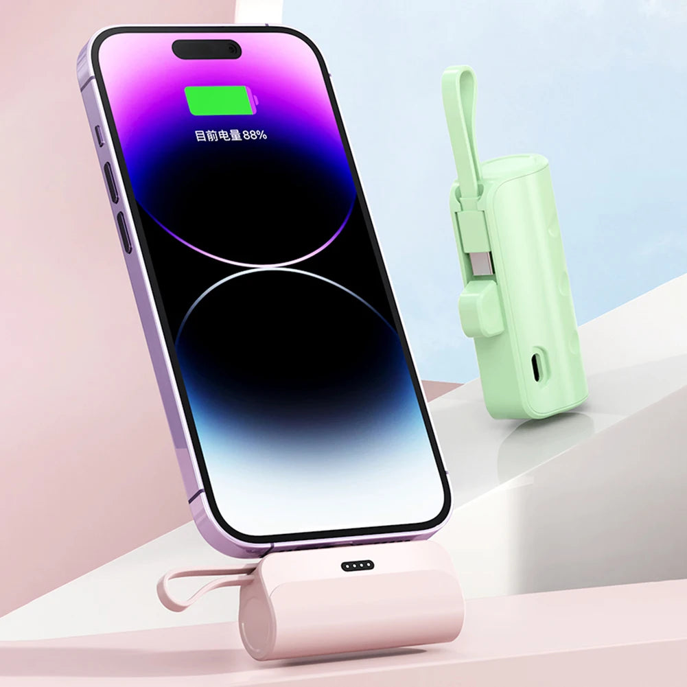 Ladegerät Wireless Capsule 5000mAh Kapazität Handy Power Bank Tragbares PowerBank-Ladegerät Stecker Externes Batterieladegerät Anker