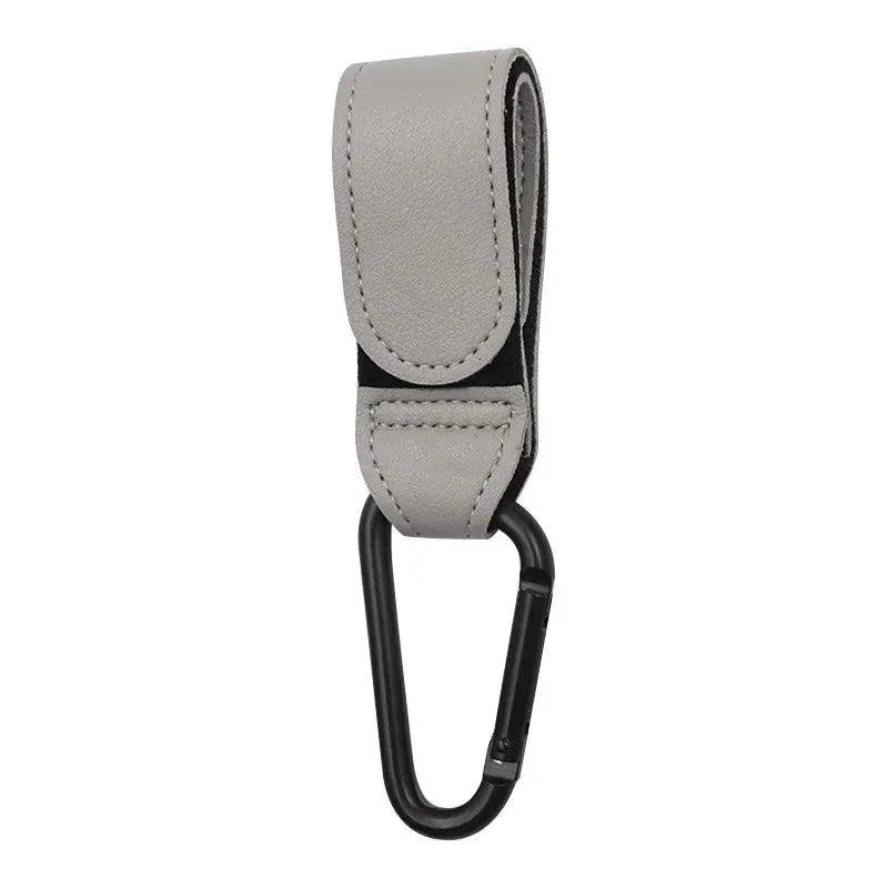 1/2pcs PU Leather Baby Bag Stroller Hook Pram Rotate 360 Degree Rotatable Cart Organizer Pram Hook Stroller Accessories