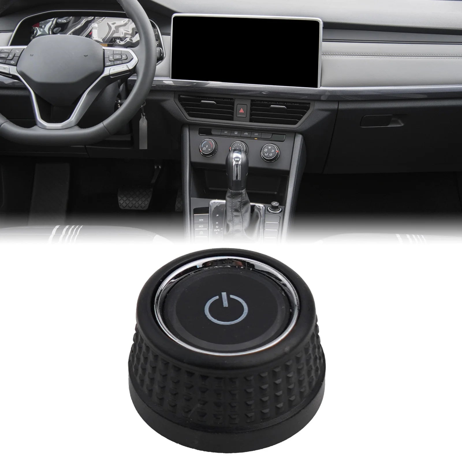 Auto Car Radio Knob Switch Button Turn Knob For Golf 6 For Skoda 6C0919603 Radio CD Control Rotary Knob Switch Button