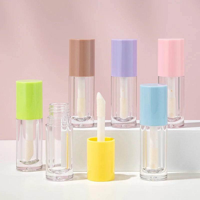 6 ml DIY große Borsten Make-up und Lippenstift Lipgloss Tubes Hohe Qualität Transparenter kosmetischer Verpackungsbehälter
﻿