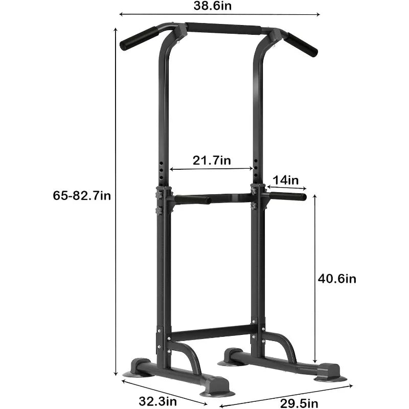 Barre de traction Power Tower Dip Station