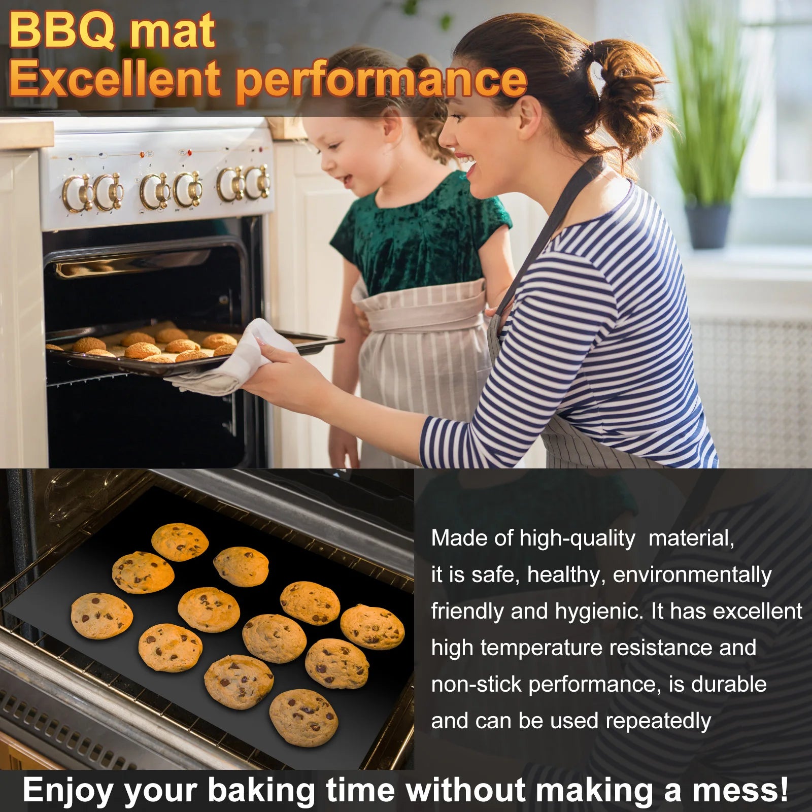 8/4Pcs Oven Protector Pad Grill Anti-leak Mat DIY Cuttable Oven Pad Kitchen Microwave Stove Grill Protective Pad Air Fryer Liner