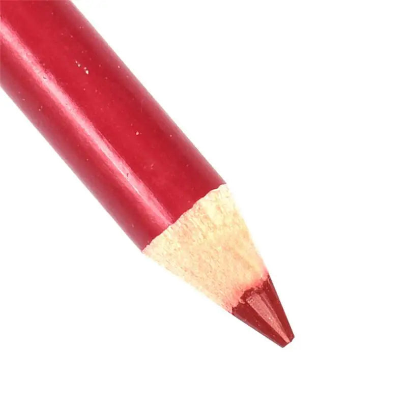 1PC Professioneller Holz-Lippenkonturstift, wasserdicht, für Damen, charmanter Lippenkonturstift, weicher Make-up-Stift, langlebiges Kosmetik-Werkzeug für Damen, 28 Farben