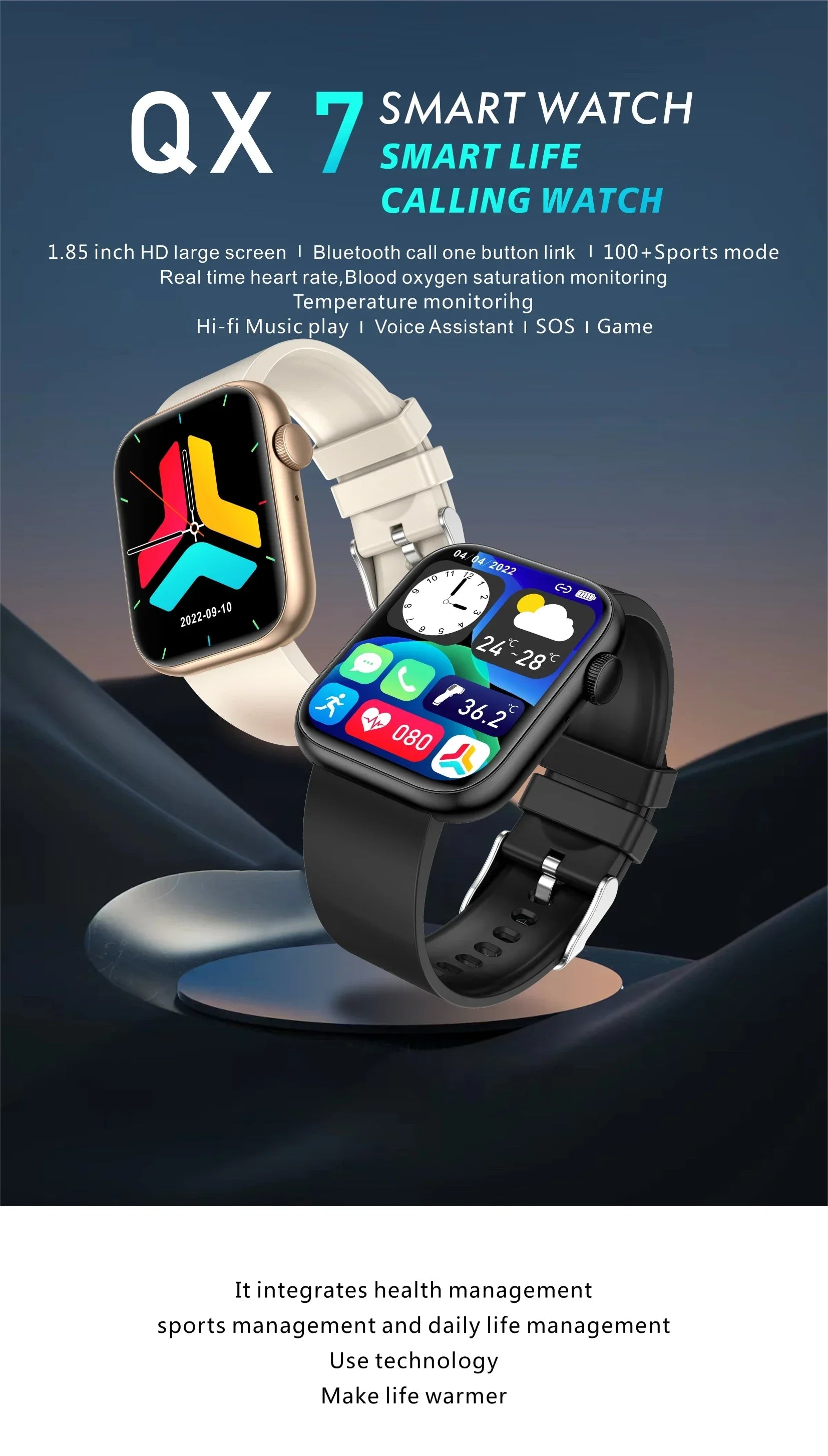 Montre connectée Xiaomi 2024 avec chargement sans fil, appels Bluetooth, montre connectée pour hommes et femmes, bracelet de fitness, cadran personnalisé