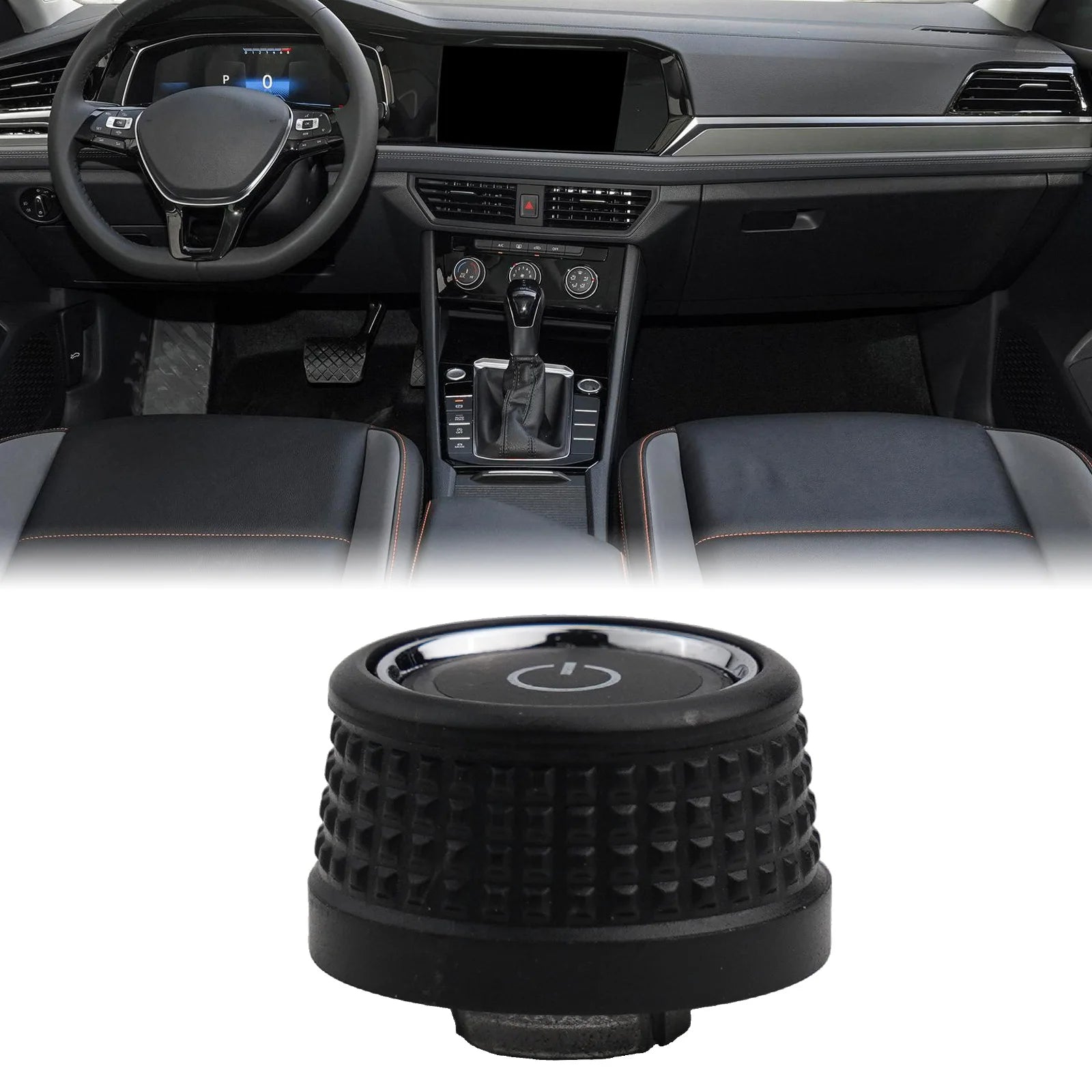 Auto Car Radio Knob Switch Button Turn Knob For Golf 6 For Skoda 6C0919603 Radio CD Control Rotary Knob Switch Button