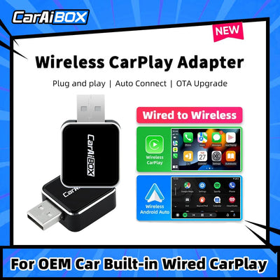 CarAIBOX 2in1 Wireless CarPlay Dongle and Wireless Android Auto Box For Car Radio with Wired CarPlay - ActiveLifeTech