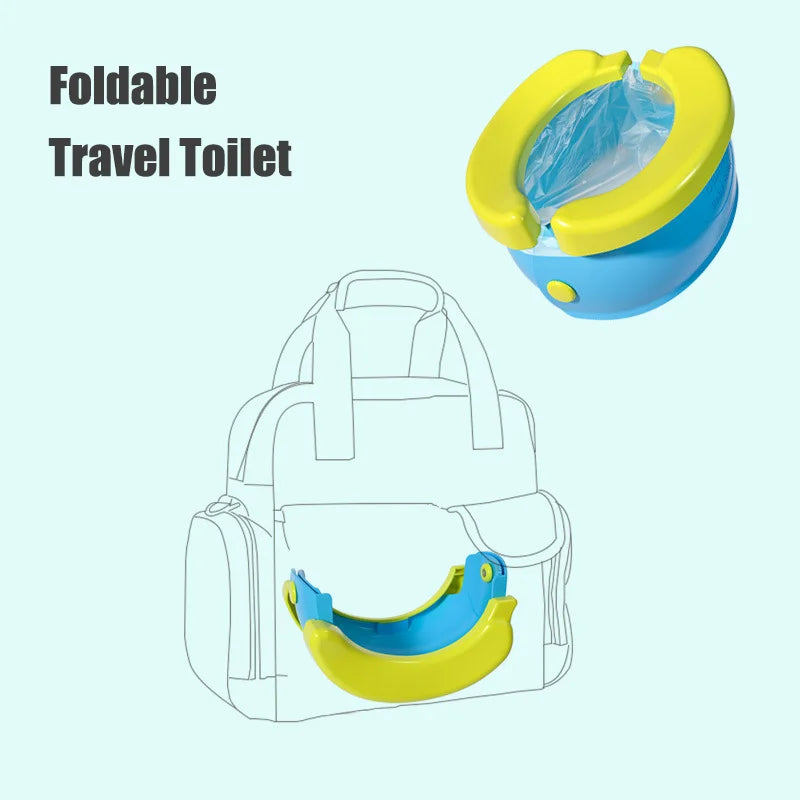 Siège de toilette portable Banana Tourist Potty Pot pour enfants Siège d'apprentissage de la propreté Siège de toilette pour enfant Pot portable Urinoir pour enfant