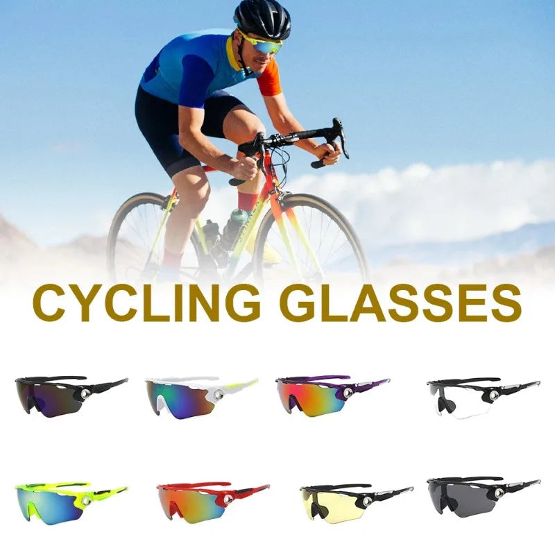 Fahrradbrillen 8 Farben Outdoor-Sport-Sonnenbrillen Herren Damen Fahrradbrille MTB-Brille Rennrad-Sonnenbrille