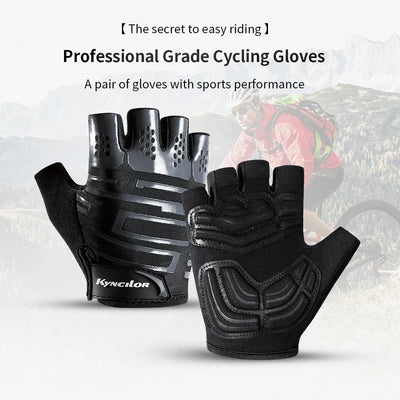 Sports Cycling Gloves Half Finger Bike Gloves - Mountain Biking Gloves for Men and Women MTB Bicycle Gloves Working Out - ActiveLifeTech