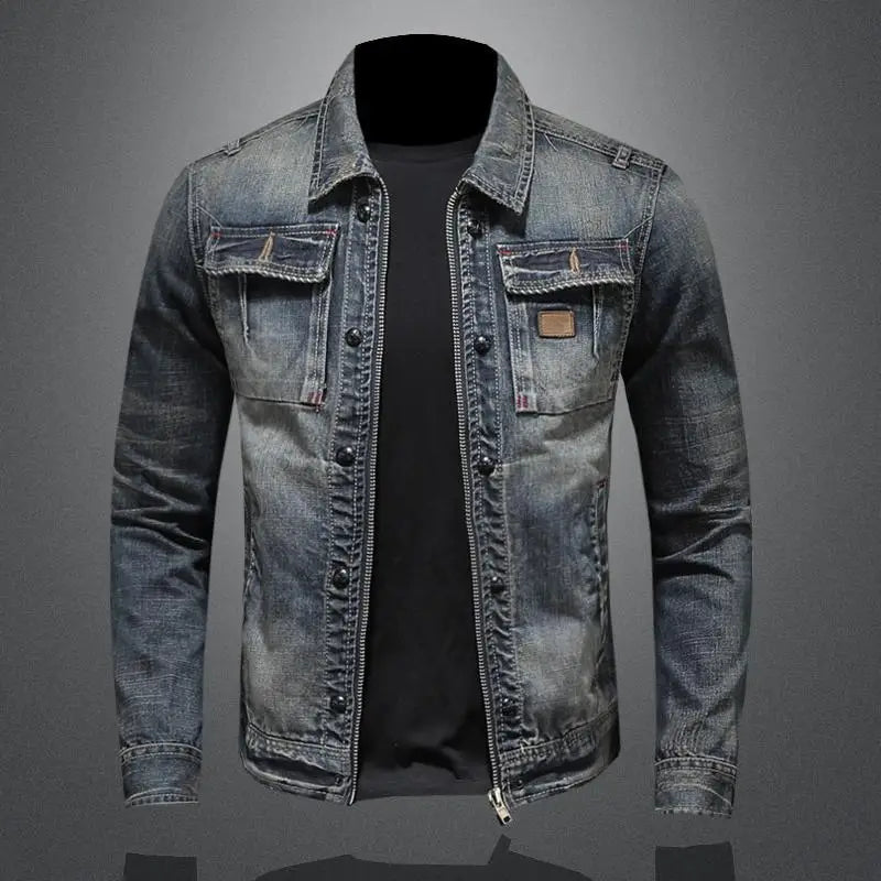 Klassische Retro-Jeansjacke für Herren