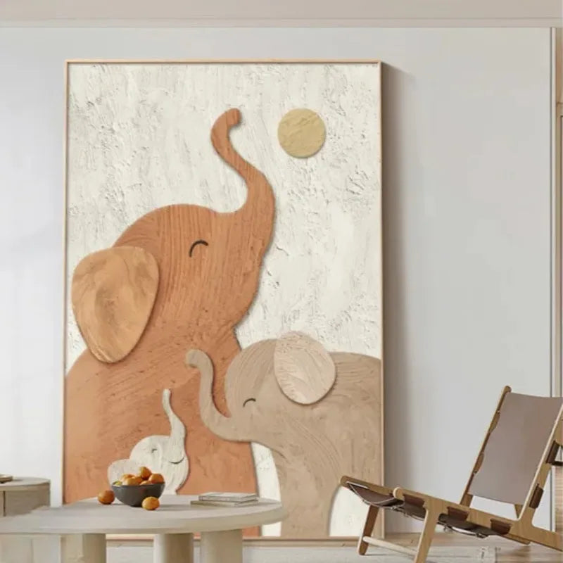 Luxury Elephant Wall ArtMural