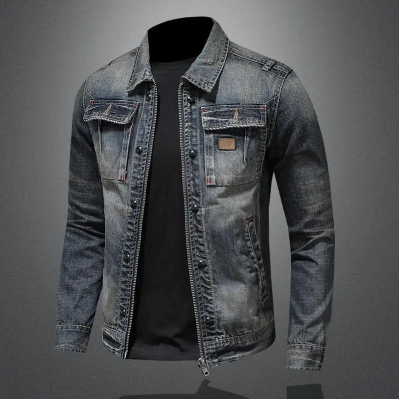 Klassische Retro-Jeansjacke für Herren