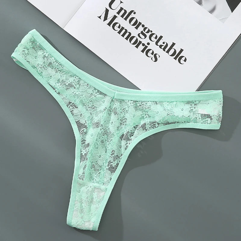 Sexy Transparent Women's Panties Cool Breathable Summer G-string Comfortable Low Waisted Underwear Cute Tangas Girl Lingerie