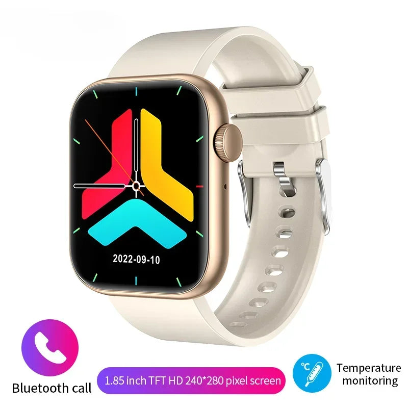 Montre connectée Xiaomi 2024 avec chargement sans fil, appels Bluetooth, montre connectée pour hommes et femmes, bracelet de fitness, cadran personnalisé