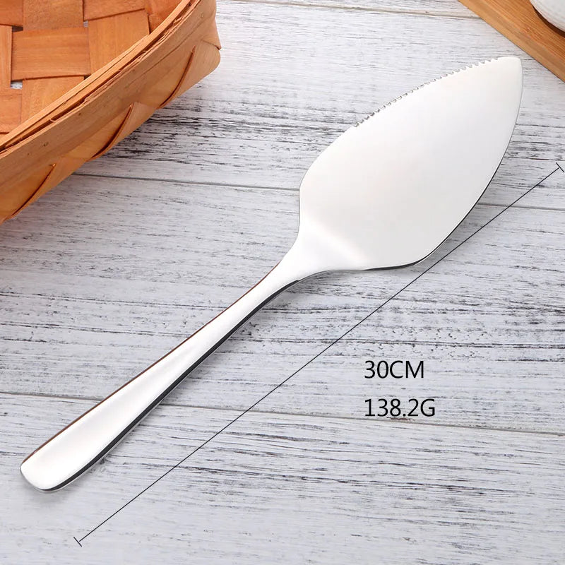 1PC Stainless Steel Cake Knife Spatula