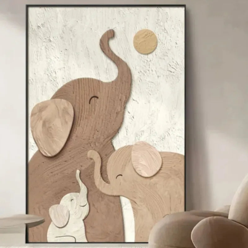 Luxury Elephant Wall ArtMural