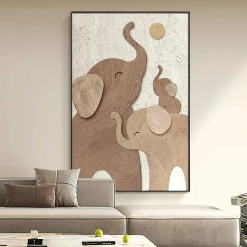 Luxury Elephant Wall ArtMural