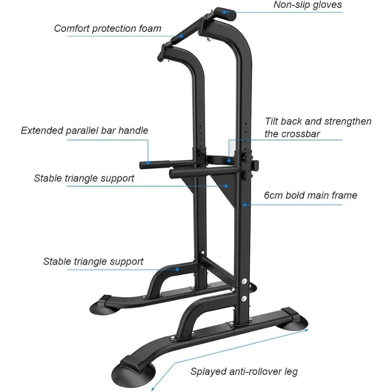 Barre de traction Power Tower Dip Station