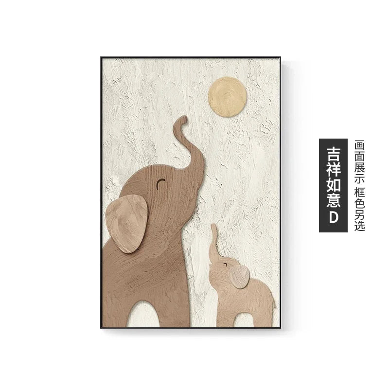 Luxury Elephant Wall ArtMural