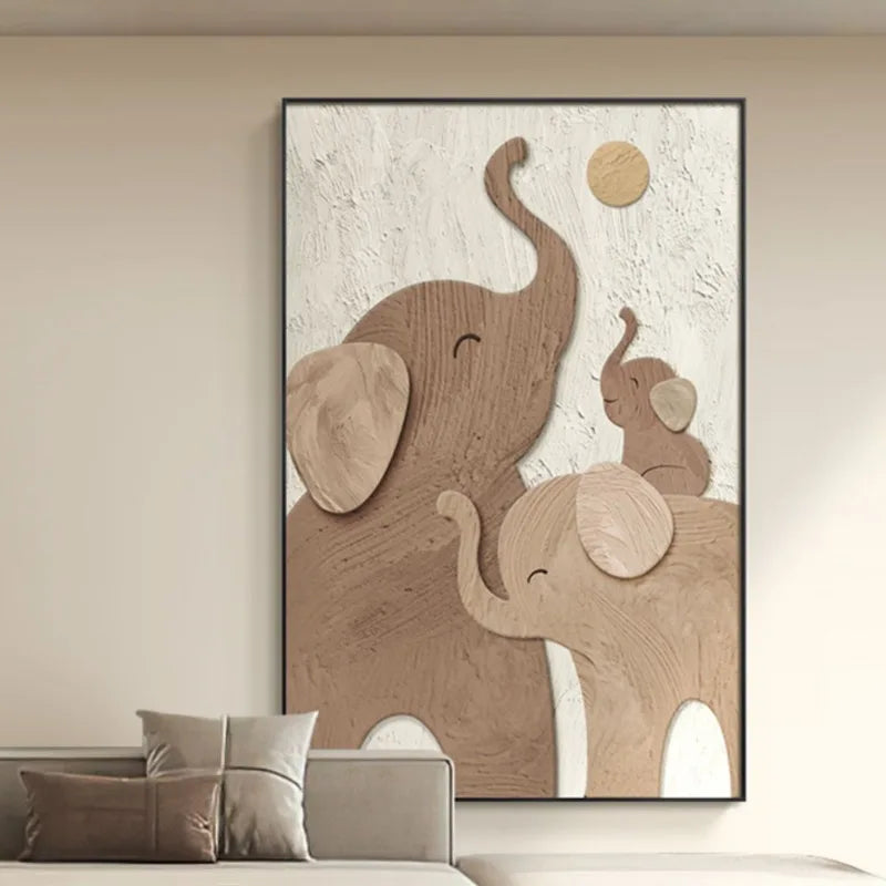 Luxury Elephant Wall ArtMural