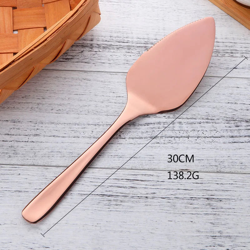 1PC Stainless Steel Cake Knife Spatula