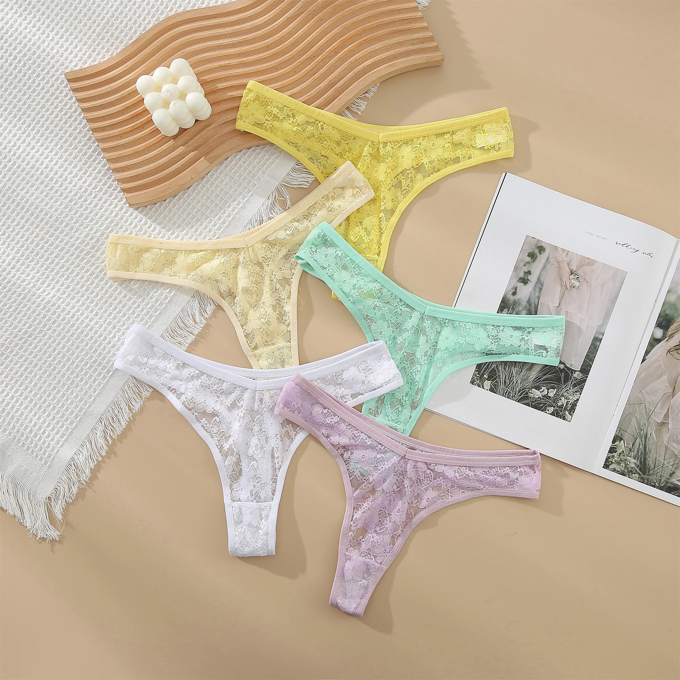 Sexy Transparent Women's Panties Cool Breathable Summer G-string Comfortable Low Waisted Underwear Cute Tangas Girl Lingerie