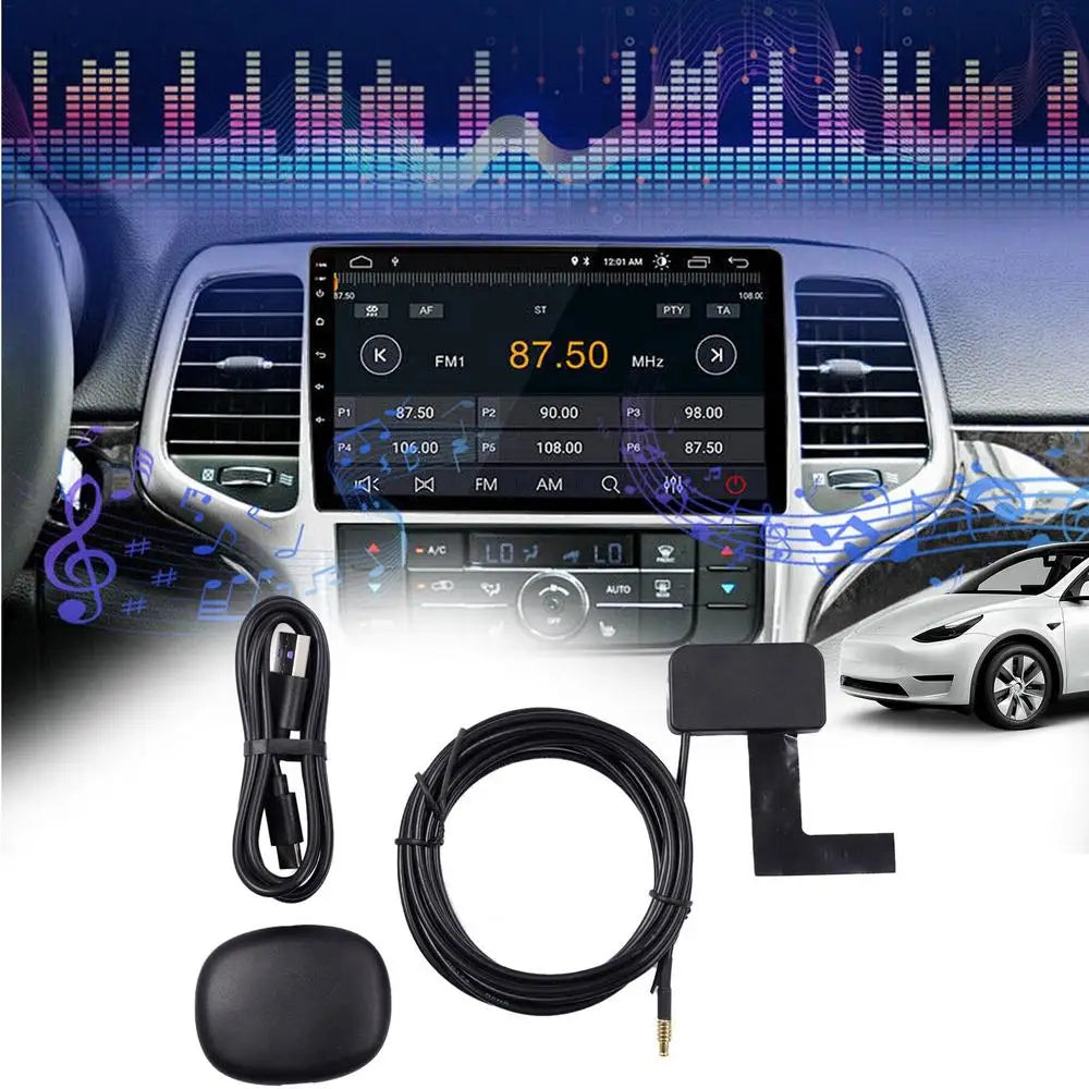 Car Radio Adapter Auto Digital Radio Connect Adapter Car Digital Radio Antenna Transmission Adapter With USB Connection