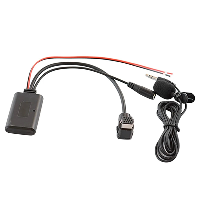 2X Auto Bluetooth 5.0 Aux Kabel Mikrofon Freisprecheinrichtung Handy Kostenloser Anruf Adapter Für Pioneer Radio IP-BUS P99 P01