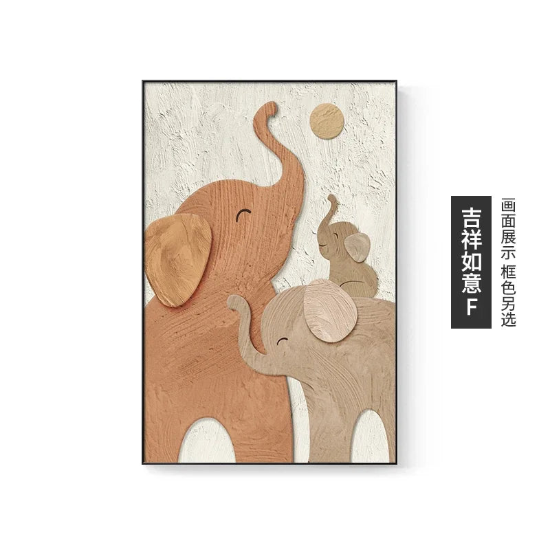 Luxury Elephant Wall ArtMural