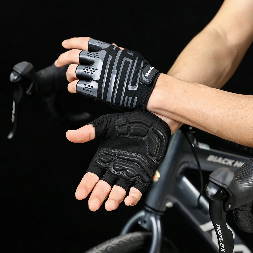 Gants de cyclisme de sport Gants de vélo à demi-doigts - Gants de vélo de montagne pour hommes et femmes Gants de vélo VTT Entraînement