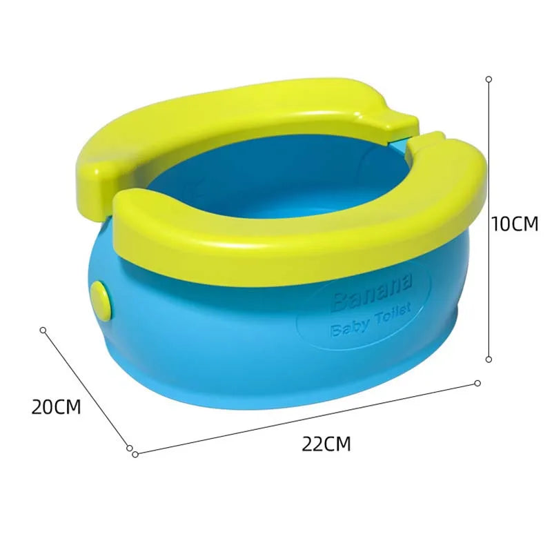 Siège de toilette portable Banana Tourist Potty Pot pour enfants Siège d'apprentissage de la propreté Siège de toilette pour enfant Pot portable Urinoir pour enfant